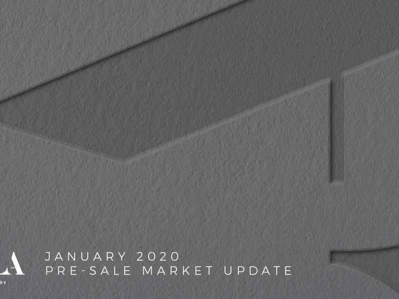 JANUARY 2020 PRE-SALE REAL ESTATE INSIGHTS