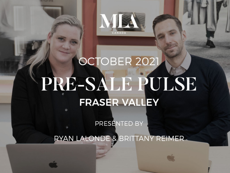 Fraser Valley October 2021 Pre-sale Pulse