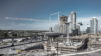 Construction site at Brentwood